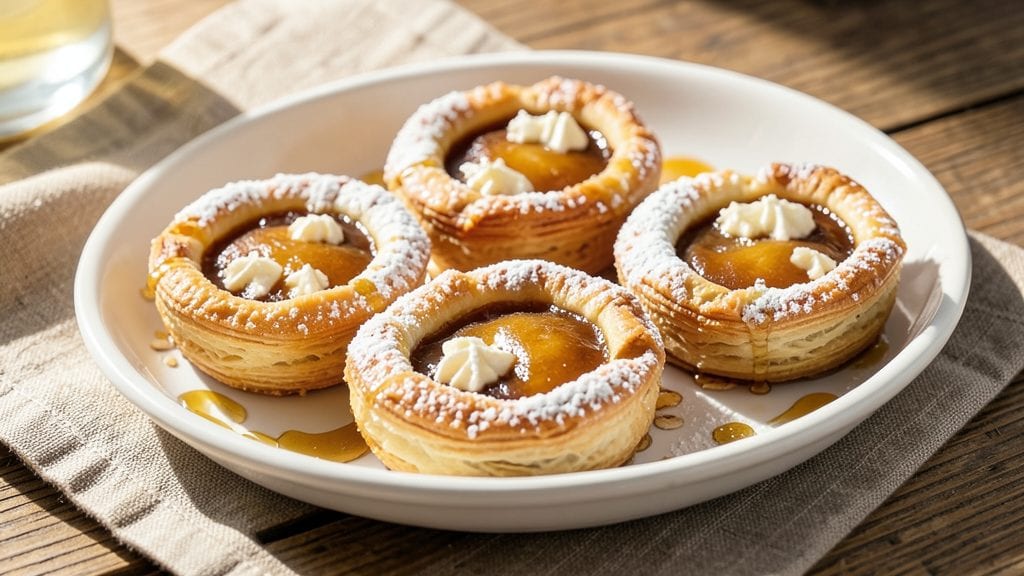 Mini French Silk Pies Recipe: Individual Custard Pies With Crisp Oat Crowns